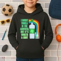It's Worth a Shot of Vodka Kids Hoodie thumb 2
