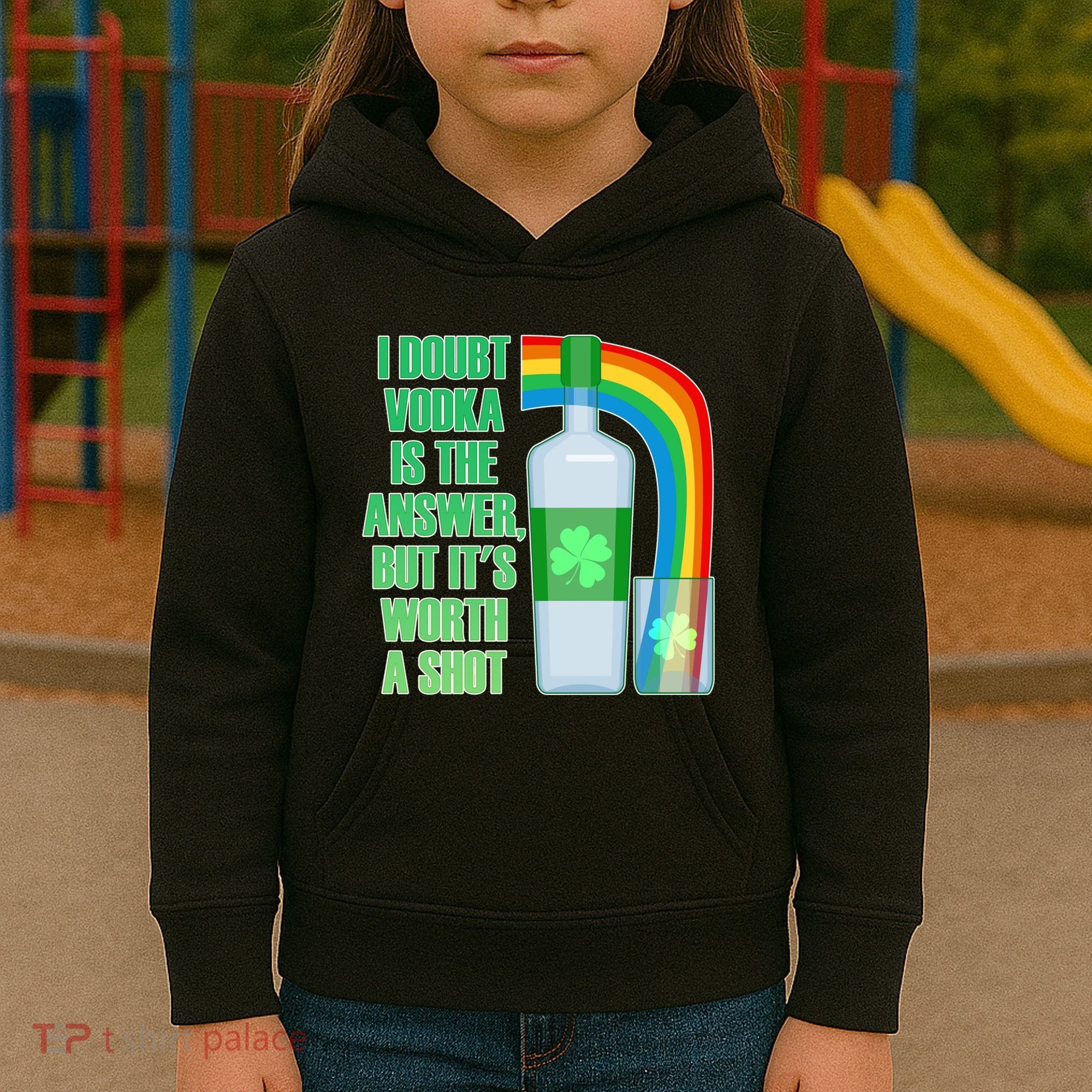It's Worth a Shot of Vodka Kids Hoodie