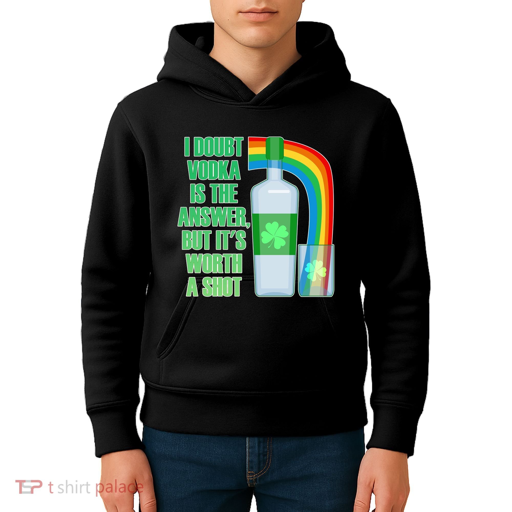 It's Worth a Shot of Vodka Kids Hoodie
