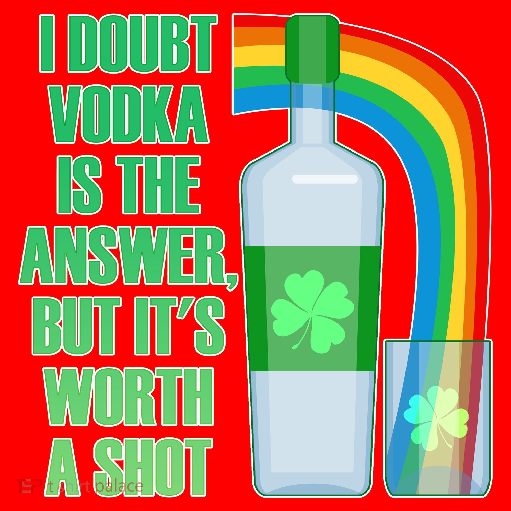 It's Worth a Shot of Vodka Santa Hat