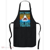 It's Yeet or Get Yeeten Shark Attack Apron thumb 0
