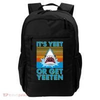 It's Yeet or Get Yeeten Shark Attack Backpack thumb 0