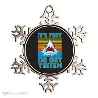 It's Yeet or Get Yeeten Shark Attack Ornament thumb 0