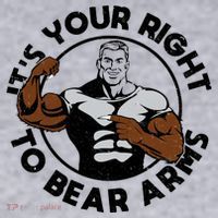 It's Your Right To Bear Arms Women's Racerback Cropped Tank thumb 2