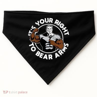 It's Your Right To Bear Arms USA-Made Doggie Bandana
