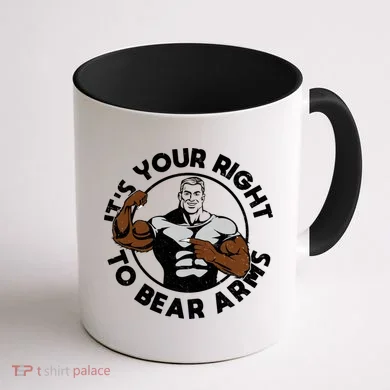 It's Your Right To Bear Arms Coffee Mug back