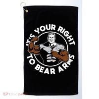 It's Your Right To Bear Arms Golf Towel thumb 0