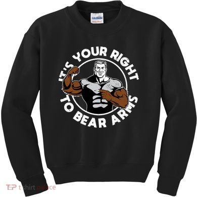 It's Your Right To Bear Arms Kids Sweatshirt