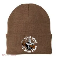 It's Your Right To Bear Arms Beanie thumb 0