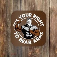 It's Your Right To Bear Arms Coaster thumb 0