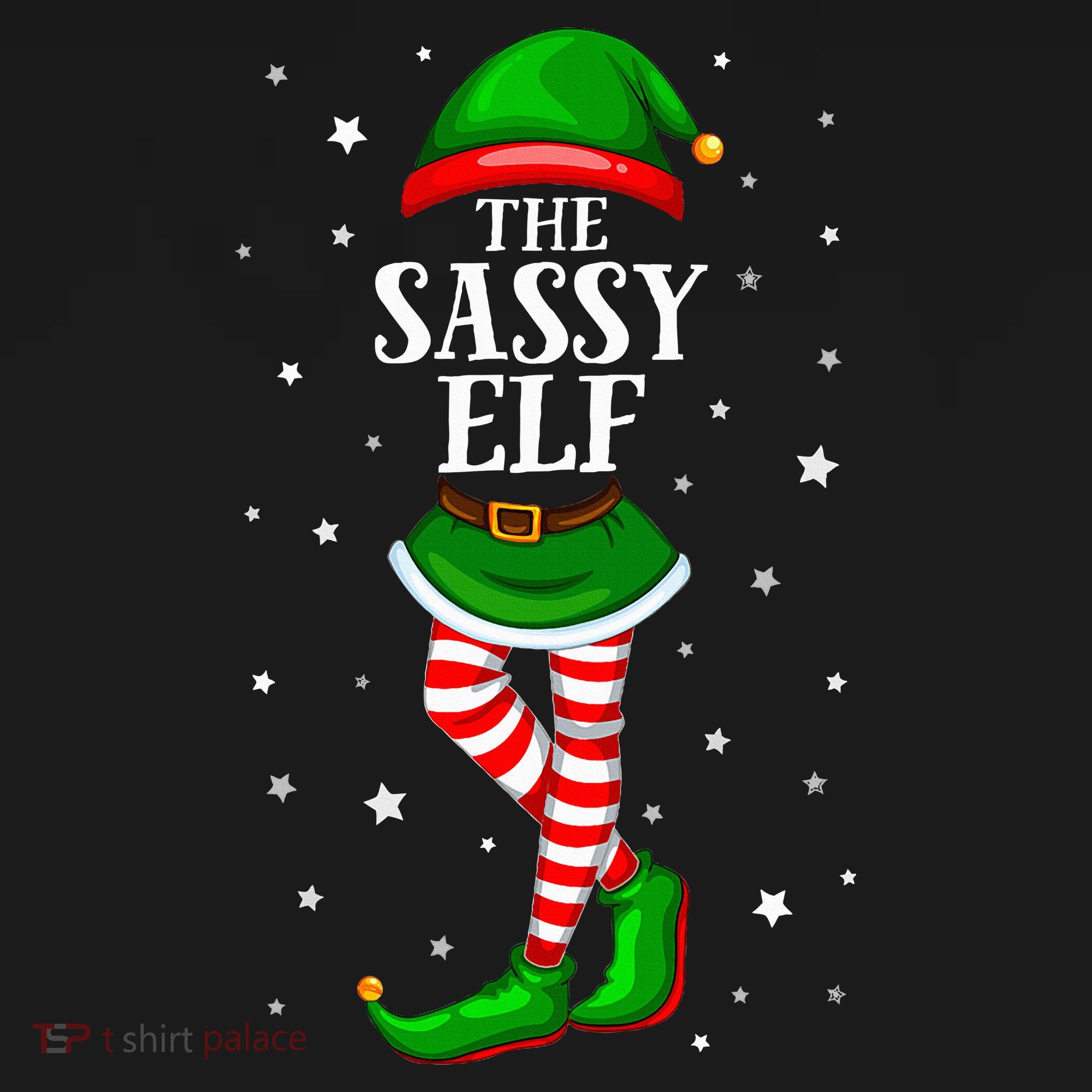 Im The Sassy Elf Matching Christmas Backpack