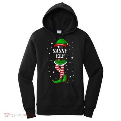 Im The Sassy Elf Matching Christmas Women's Hoodie