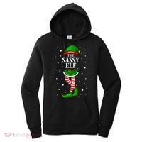 Im The Sassy Elf Matching Christmas Women's Hoodie thumb 0
