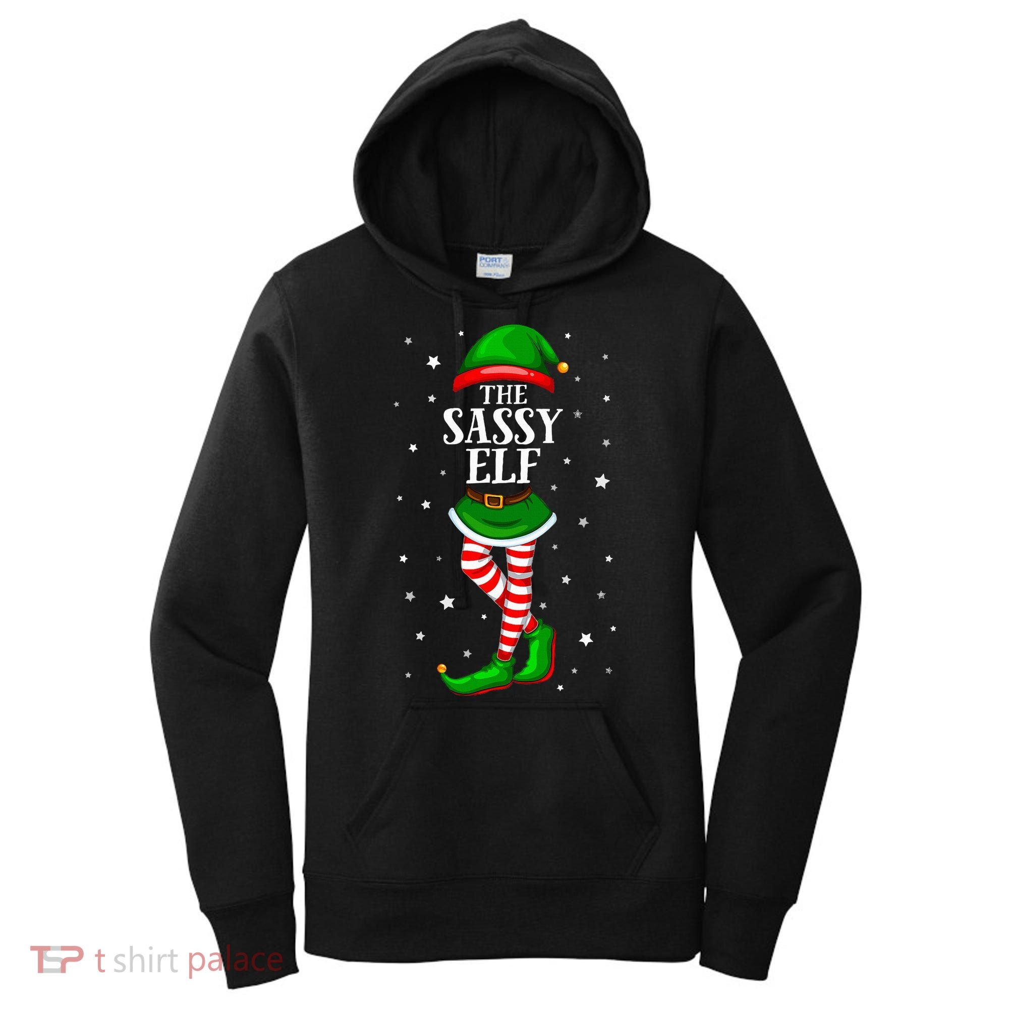 Im The Sassy Elf Matching Christmas Women's Hoodie