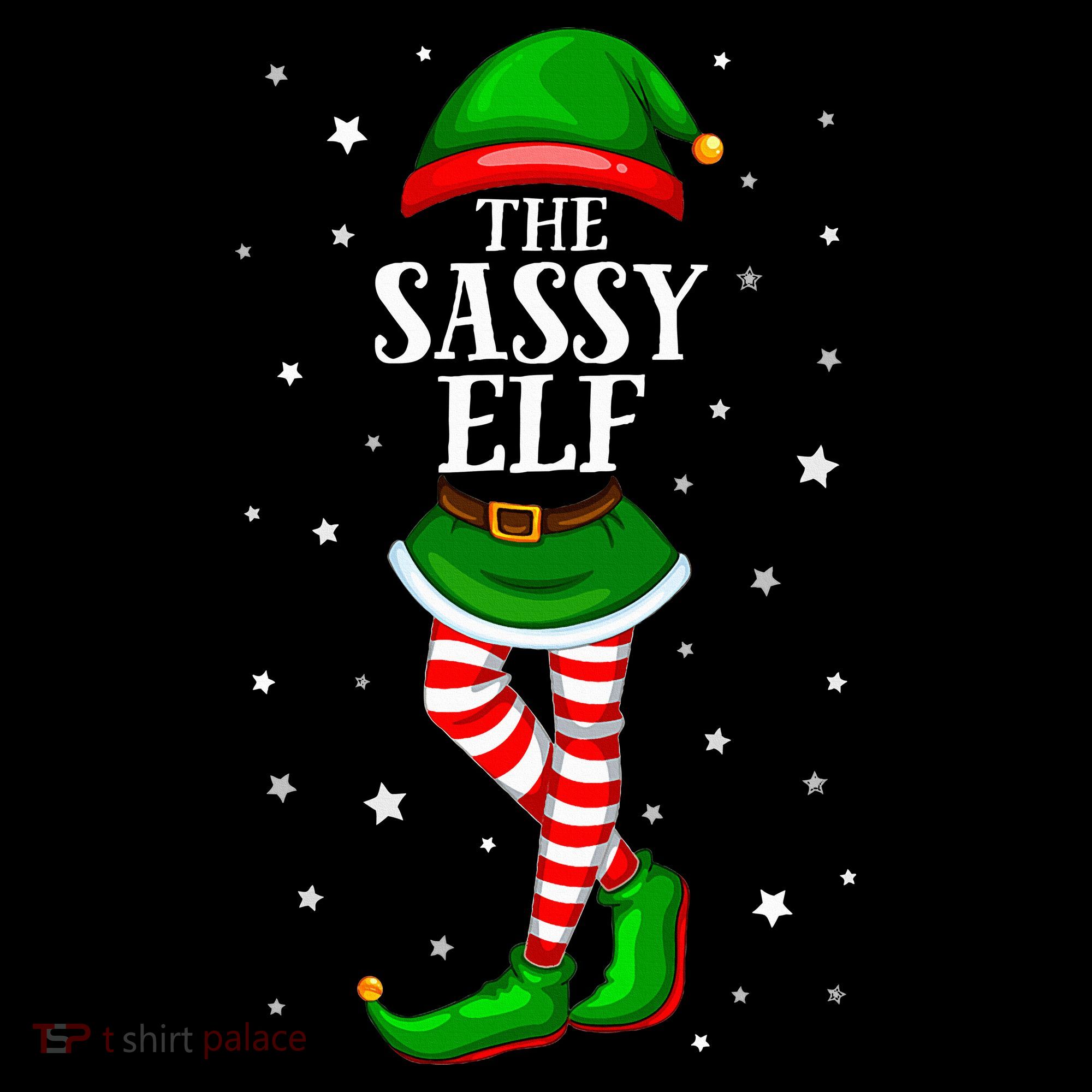 Im The Sassy Elf Matching Christmas Women's Hoodie