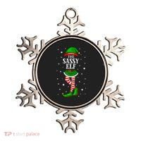 Im The Sassy Elf Matching Christmas Ornament thumb 0