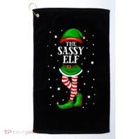 Im The Sassy Elf Matching Christmas Golf Towel thumb 0