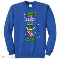 Im The Sassy Elf Matching Christmas Sweatshirt thumb 0