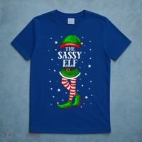 Im The Sassy Elf Matching Christmas T-Shirt thumb 5