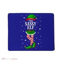 Im The Sassy Elf Matching Christmas Mousepad thumb 0