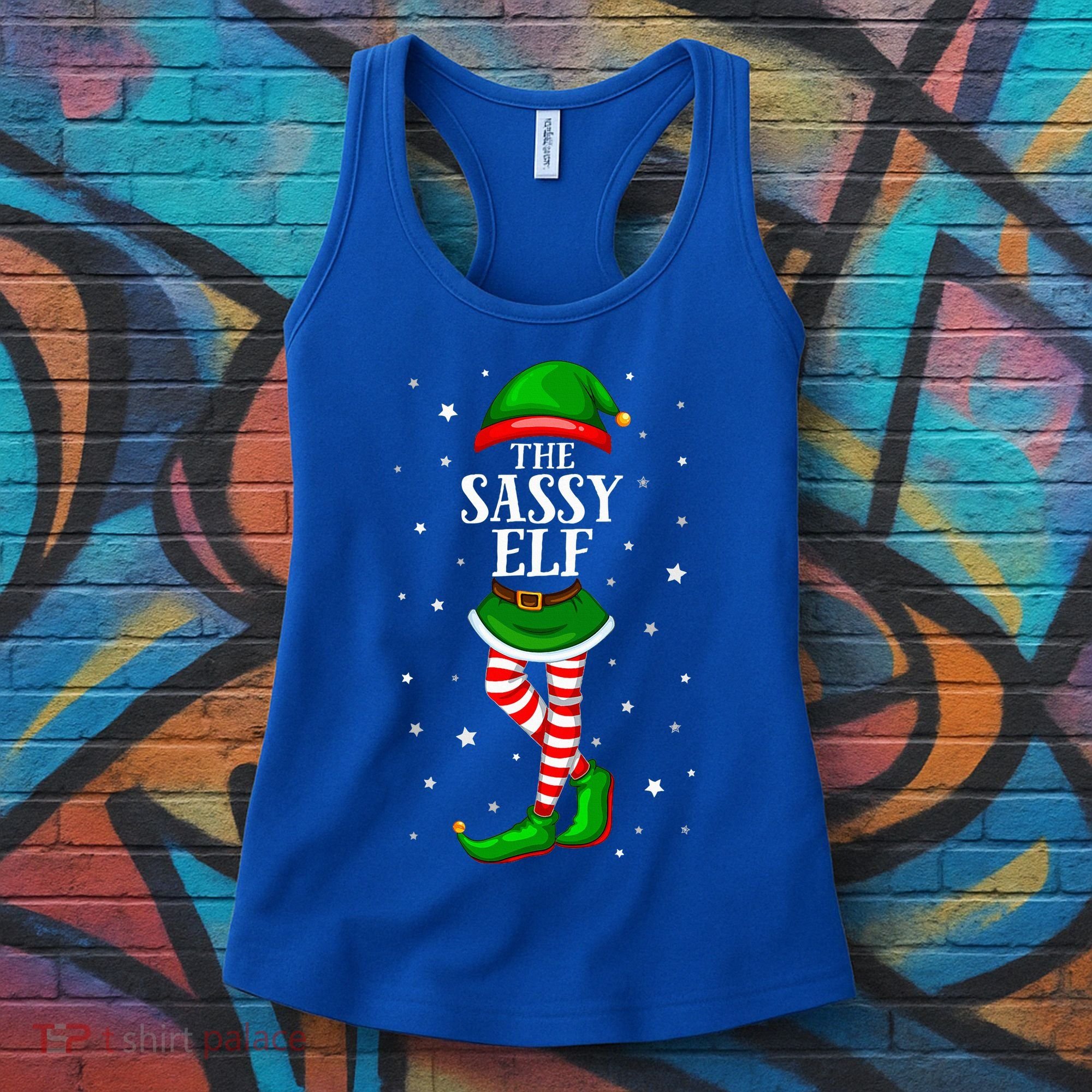 Im The Sassy Elf Matching Christmas Women's Tank Top