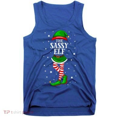 Im The Sassy Elf Matching Christmas Tank Top