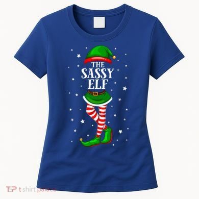 Im The Sassy Elf Matching Christmas Women's T-Shirt