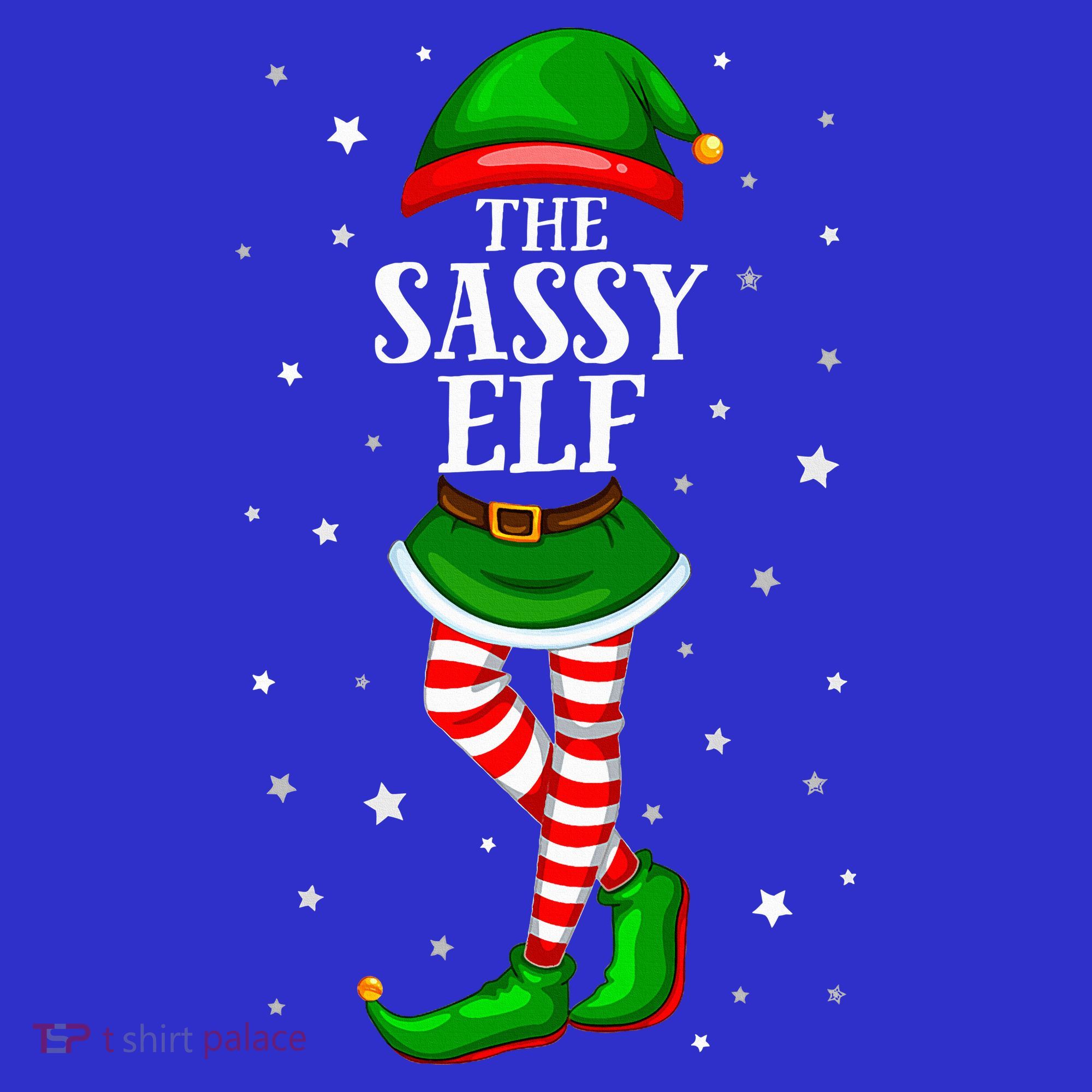 Im The Sassy Elf Matching Christmas Kids Sweatshirt