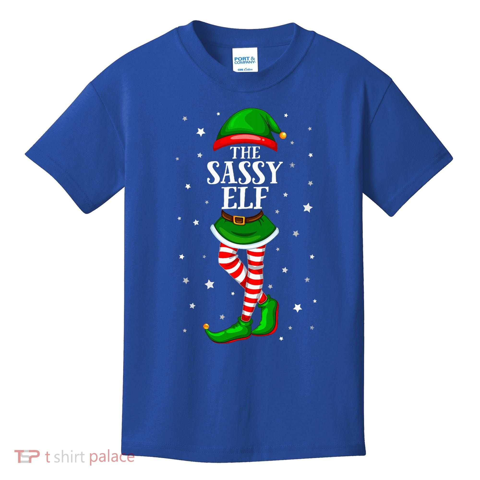 Im The Sassy Elf Matching Christmas Kids T-Shirt