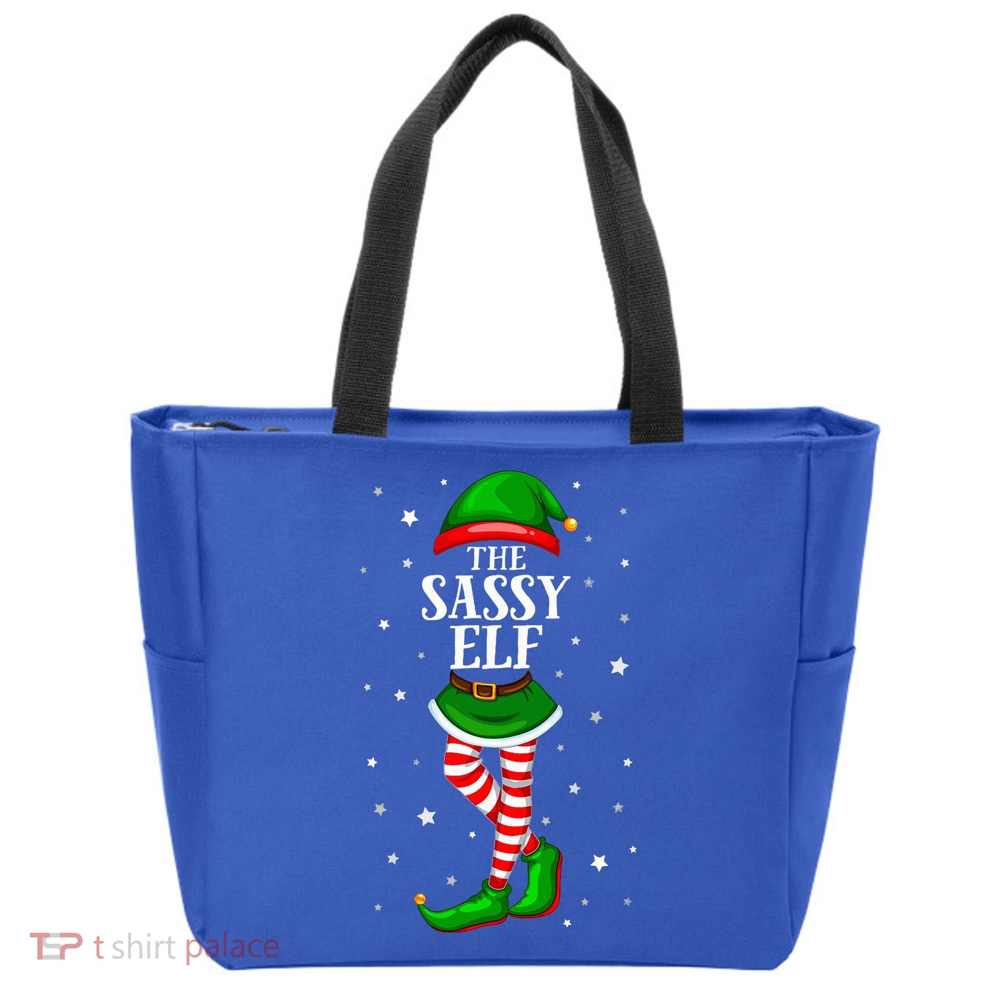 Im The Sassy Elf Matching Christmas Tote Bag