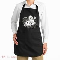 It's The Season Halloween Ghost And Pumpkin Apron thumb 2