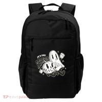 It's The Season Halloween Ghost And Pumpkin Backpack thumb 0