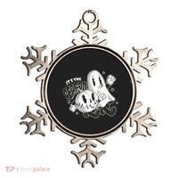 It's The Season Halloween Ghost And Pumpkin Ornament thumb 0