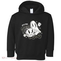 It's The Season Halloween Ghost And Pumpkin Toddler Hoodie thumb 0