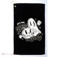 It's The Season Halloween Ghost And Pumpkin Golf Towel thumb 0