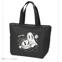 It's The Season Halloween Ghost And Pumpkin Tote Bag thumb 3