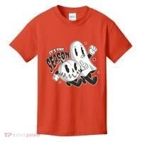 It's The Season Halloween Ghost And Pumpkin Kids T-Shirt thumb 0