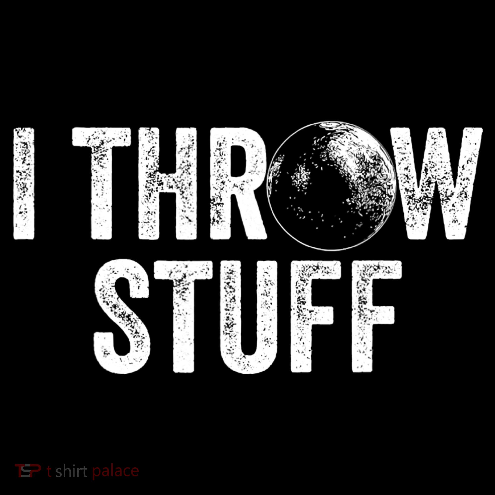 I Throw Stuff Shot Put Athlete Throwing USA-Made Doggie Bandana