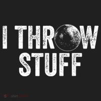 I Throw Stuff Shot Put Athlete Throwing Beanie thumb 2