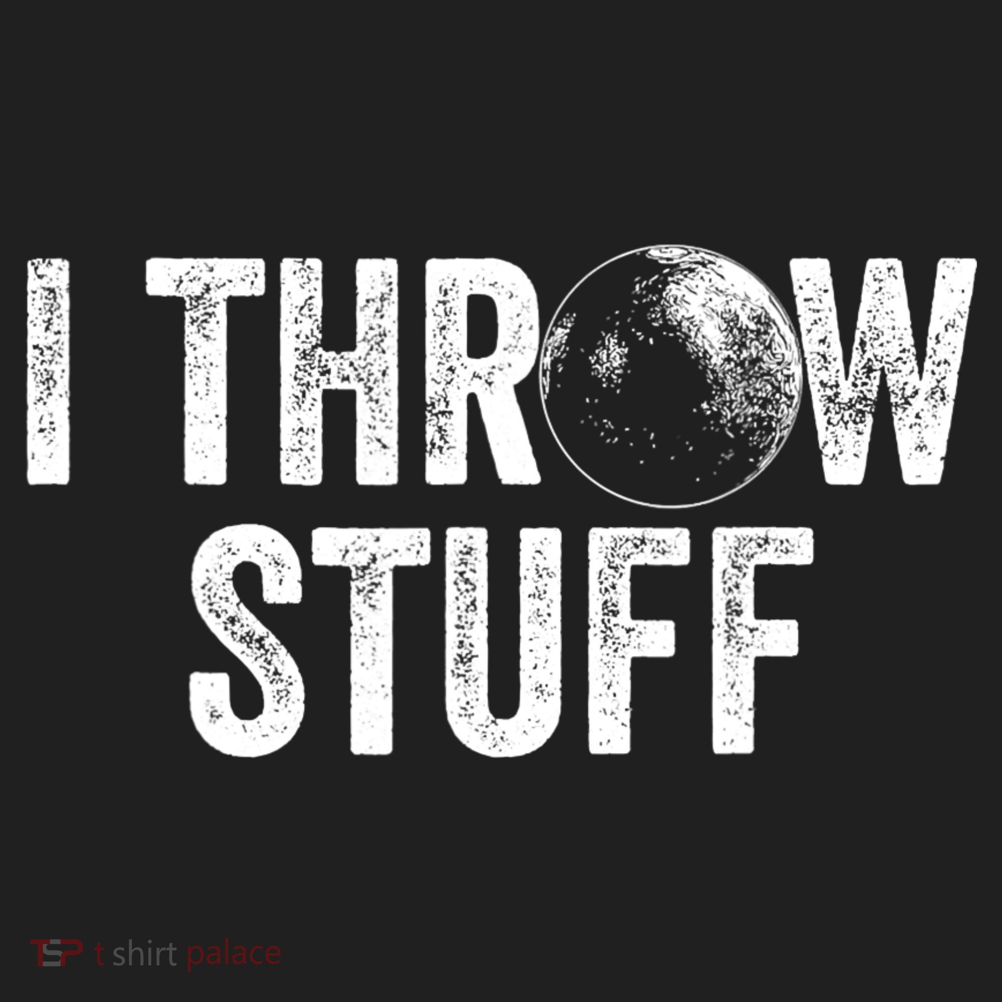 I Throw Stuff Shot Put Athlete Throwing Golf Towel