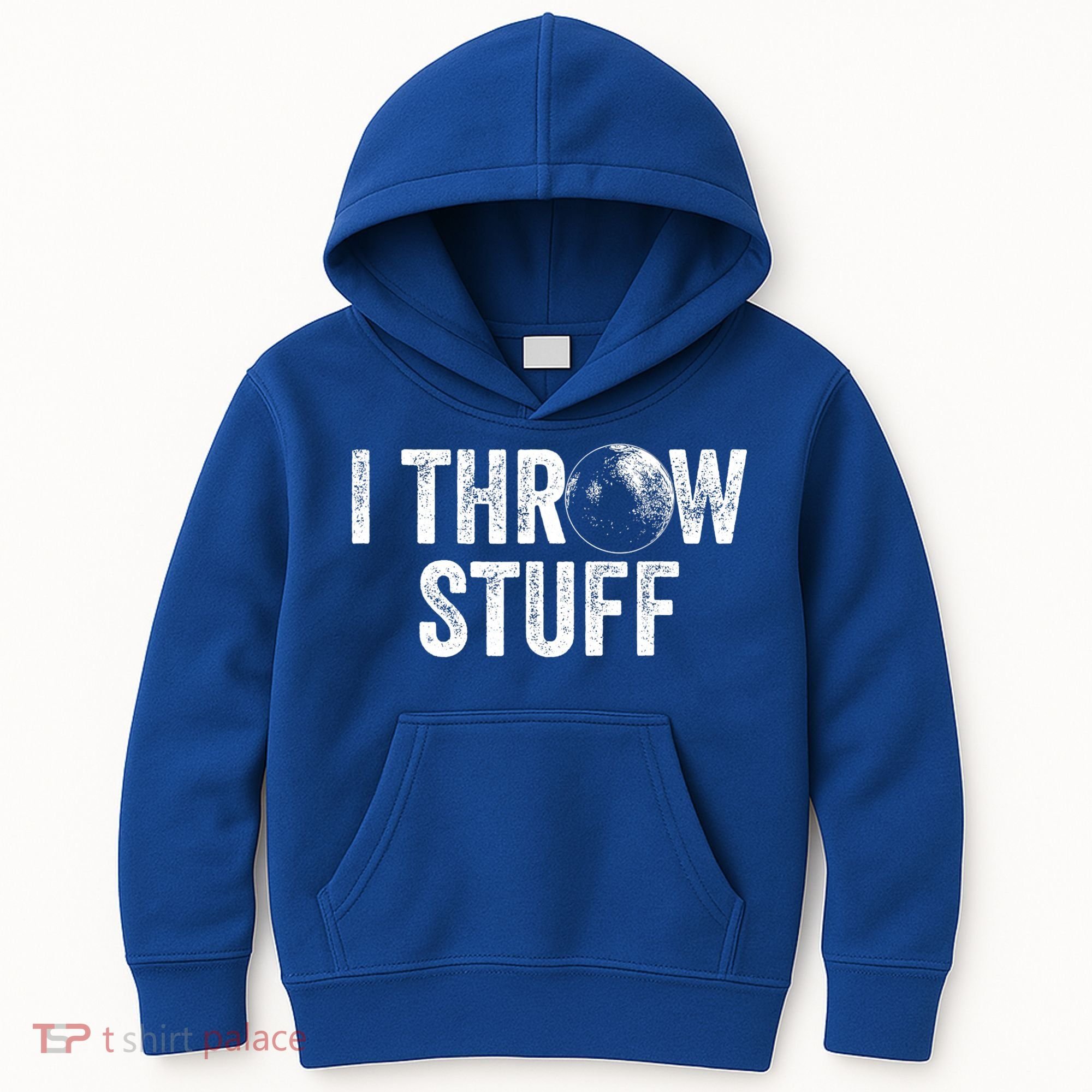 I Throw Stuff Shot Put Athlete Throwing Kids Hoodie