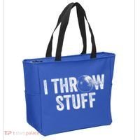 I Throw Stuff Shot Put Athlete Throwing Tote Bag thumb 2