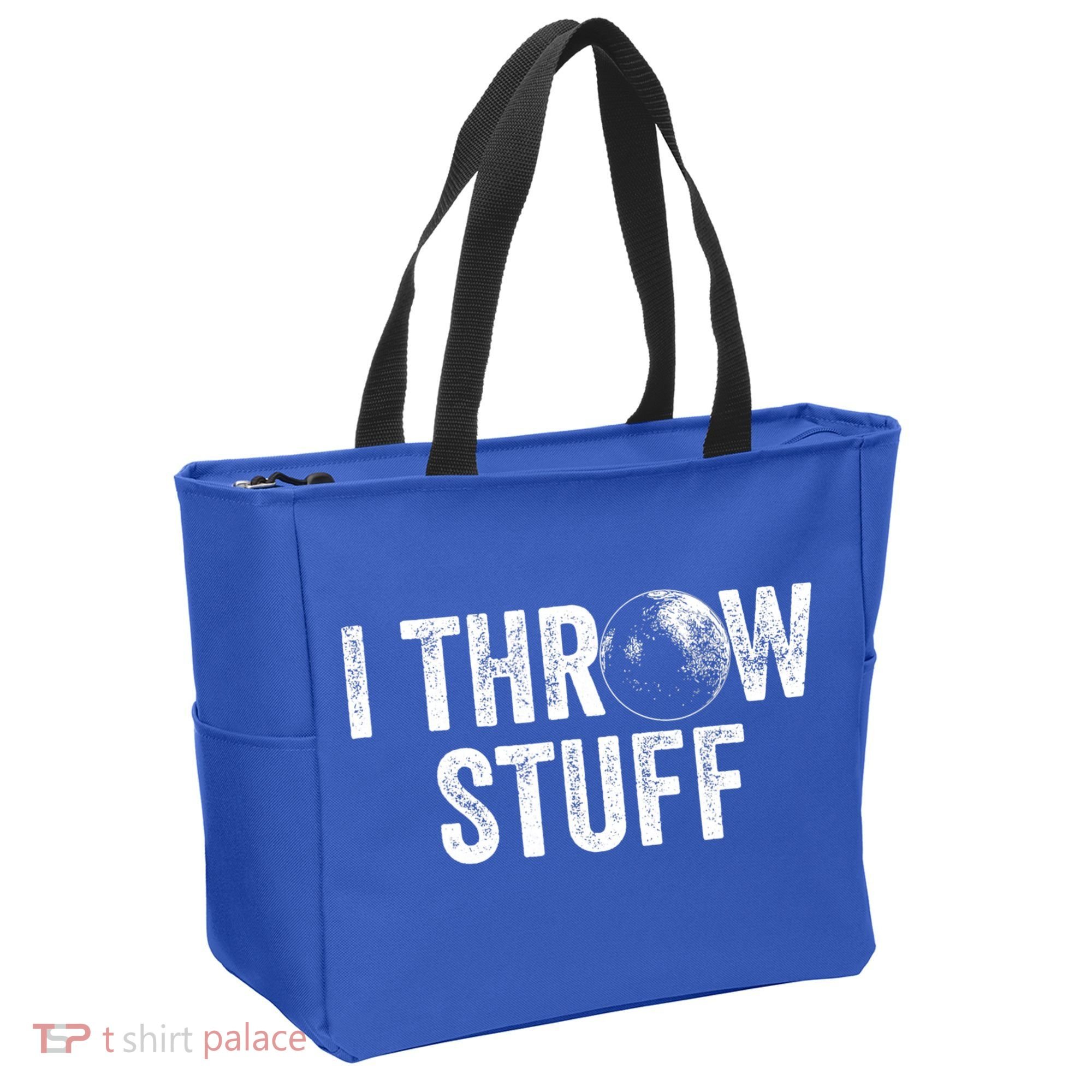I Throw Stuff Shot Put Athlete Throwing Tote Bag