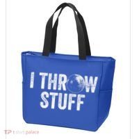 I Throw Stuff Shot Put Athlete Throwing Tote Bag thumb 3