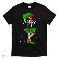 Im The Sassy Elf Matching Christmas Costume T-Shirt thumb 0