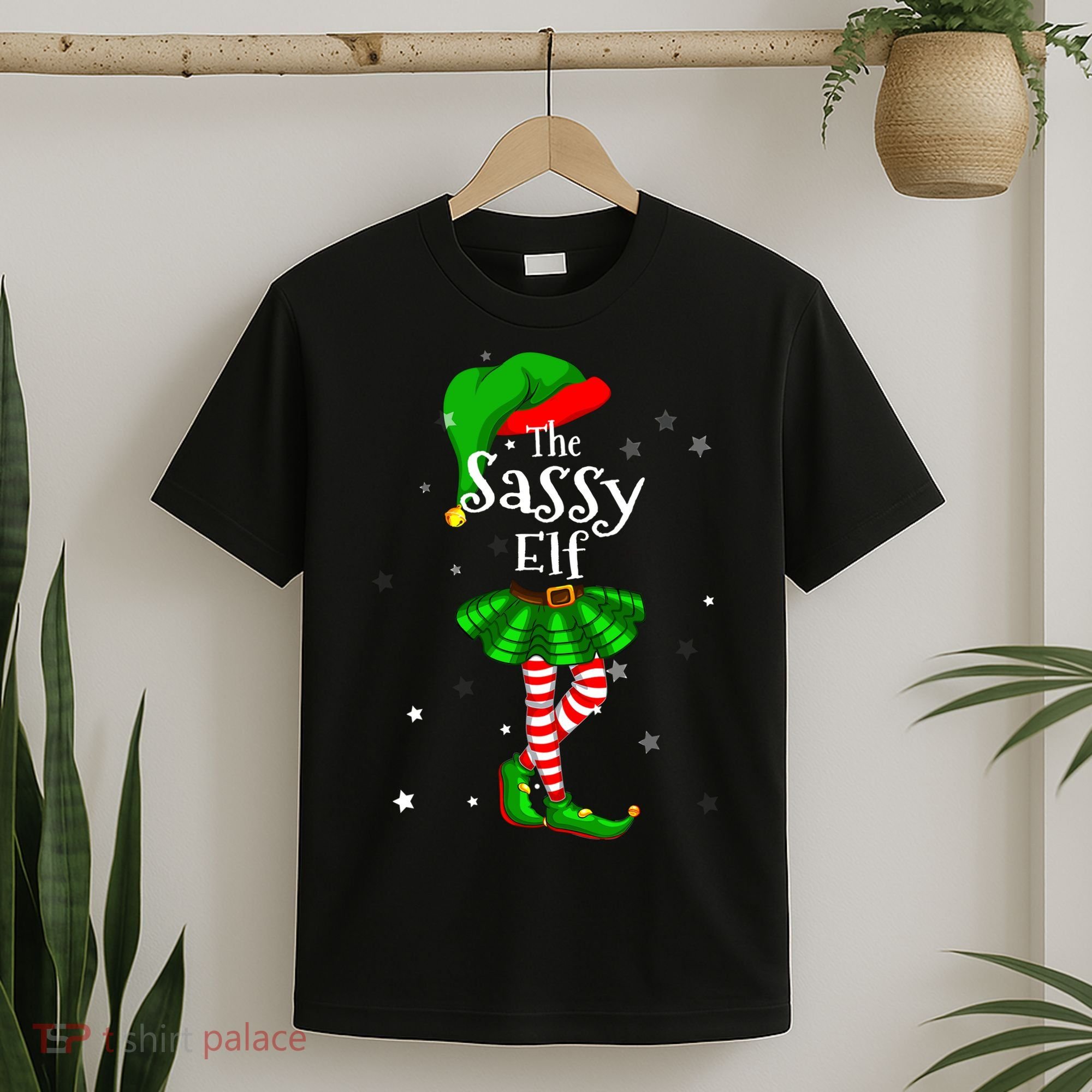Im The Sassy Elf Matching Christmas Costume T-Shirt