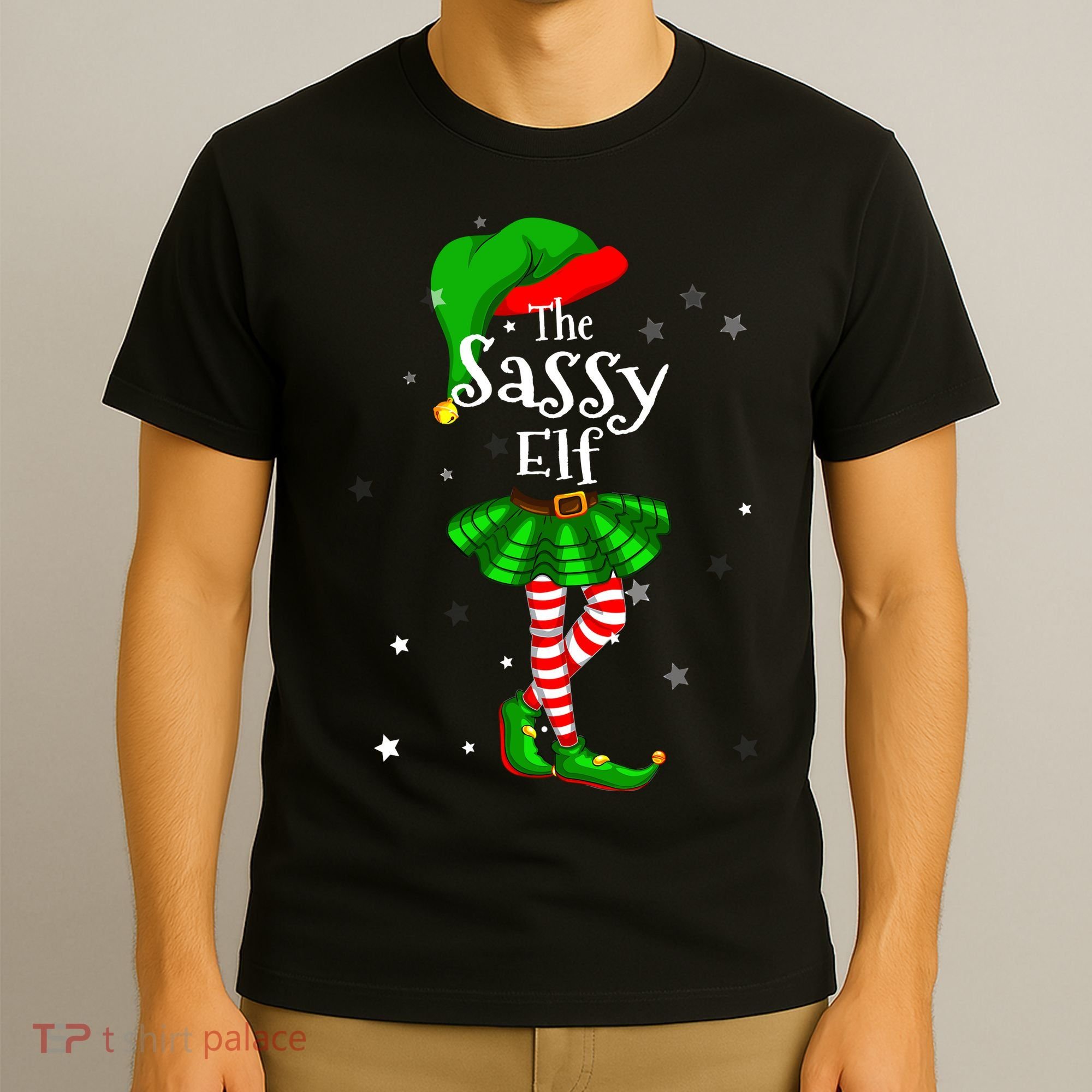 Im The Sassy Elf Matching Christmas Costume T-Shirt