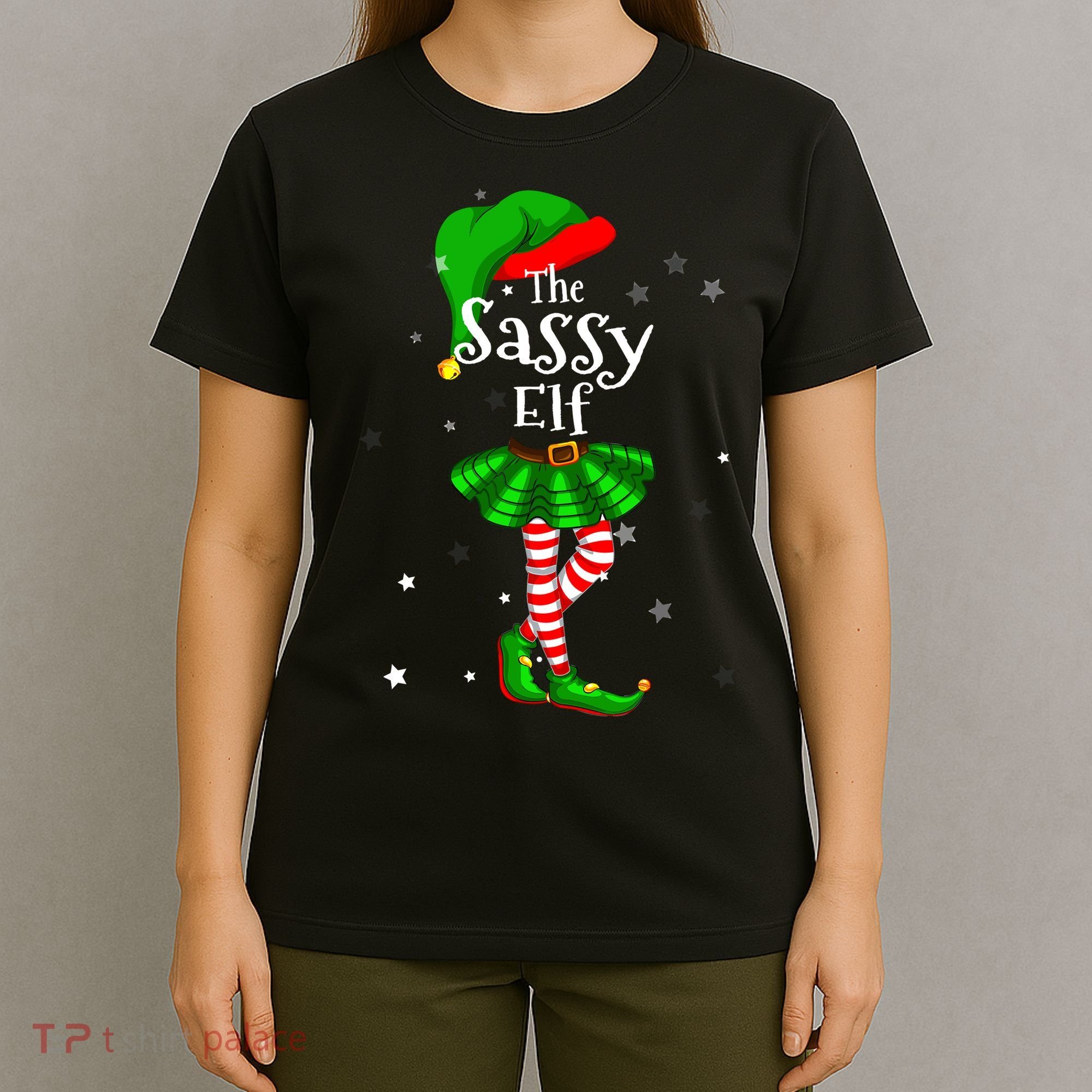 Im The Sassy Elf Matching Christmas Costume T-Shirt