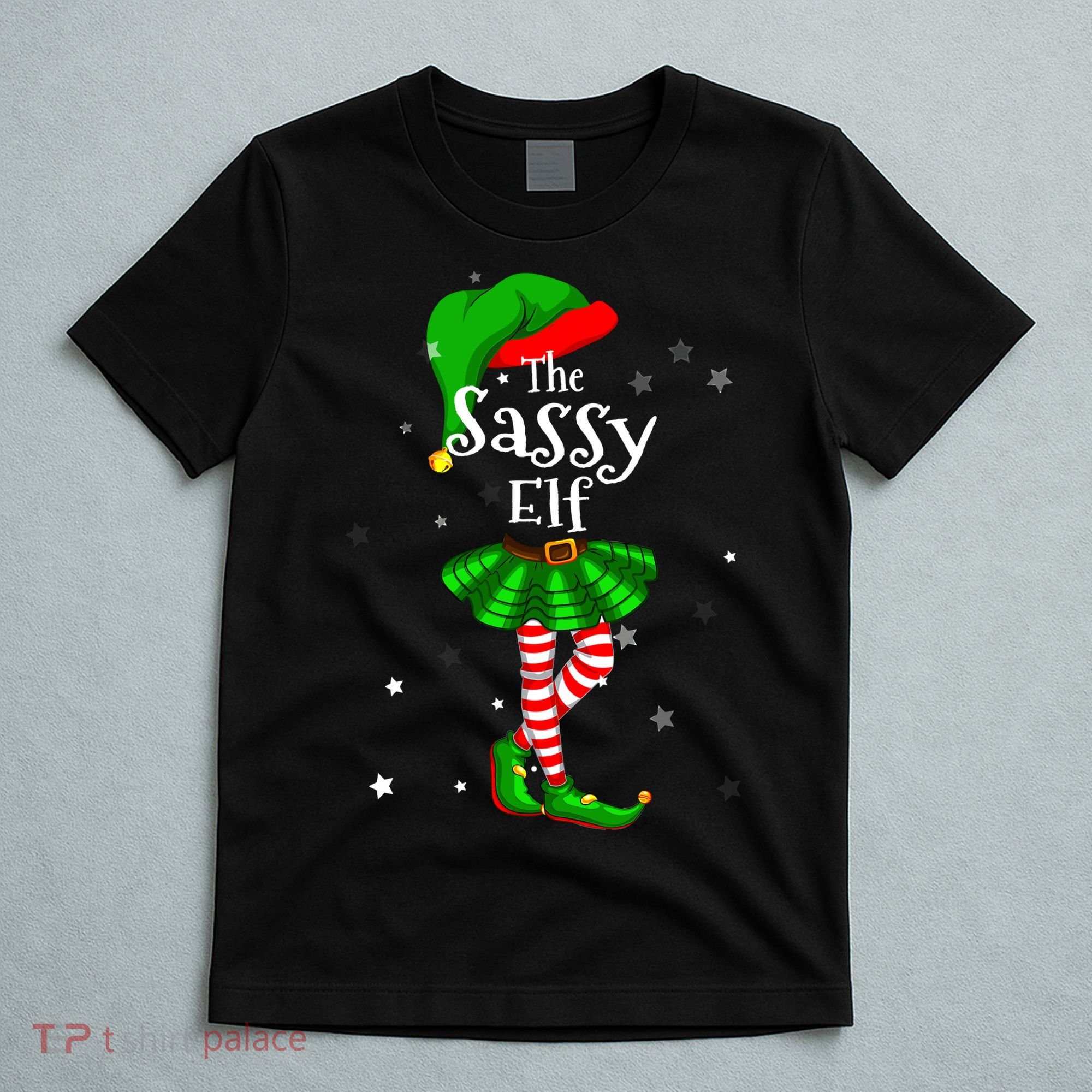 Im The Sassy Elf Matching Christmas Costume T-Shirt