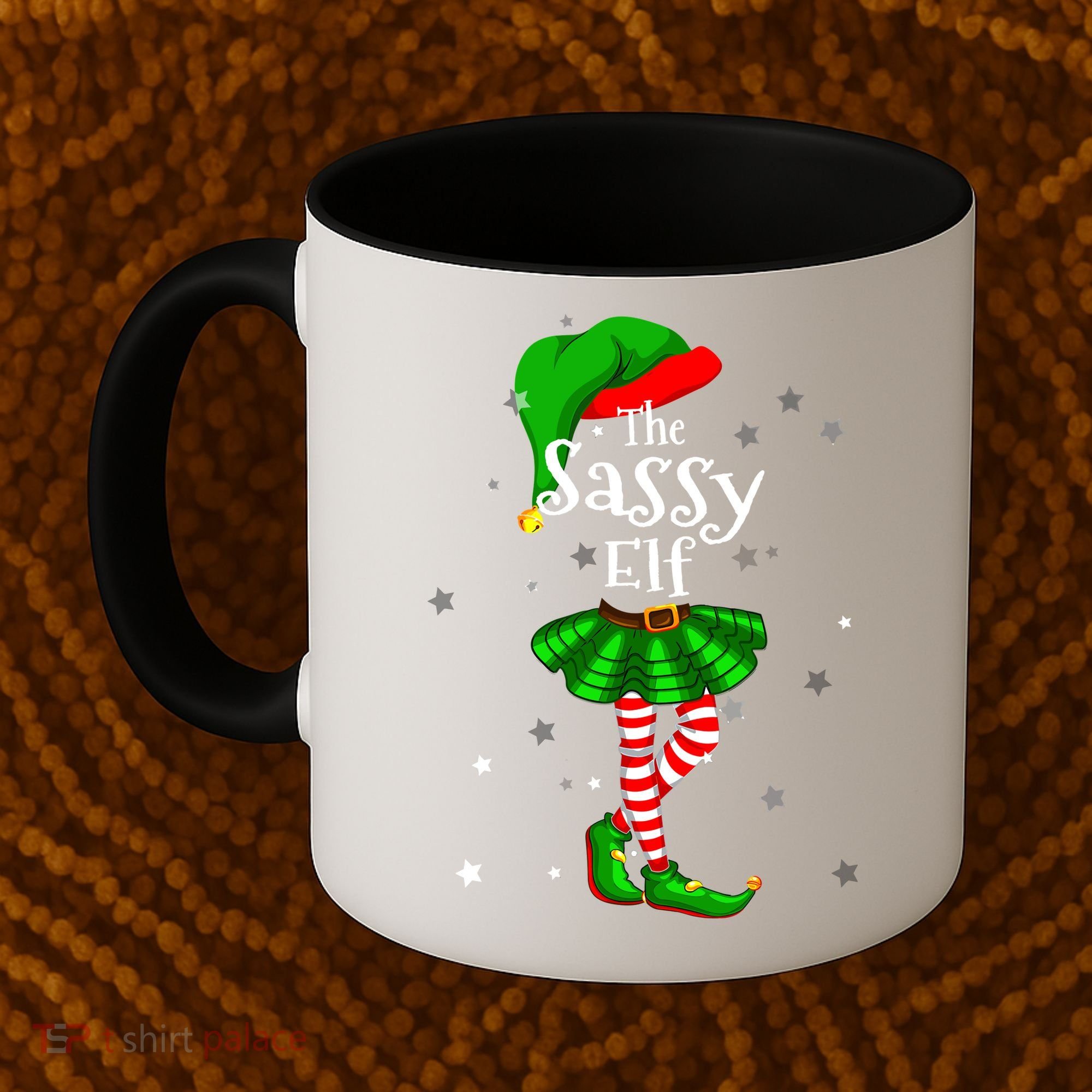 Im The Sassy Elf Matching Christmas Costume Coffee Mug